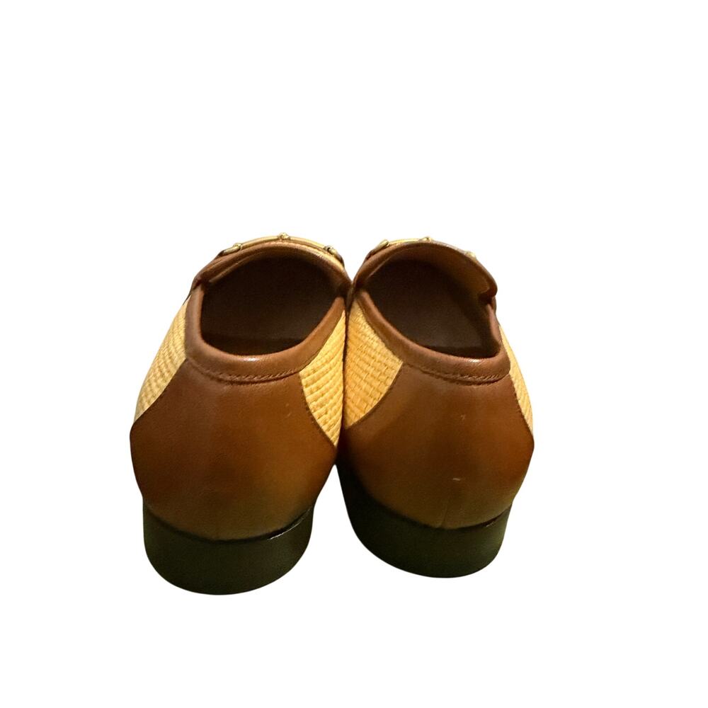 Gucci NWB Beige and Brown Men's Slip-On Loafers - Picture 5 of 11